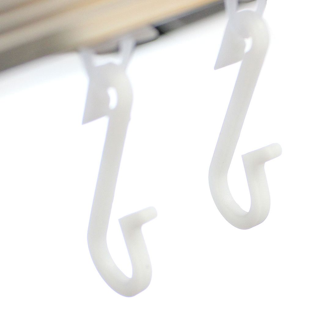 ECOSPA Replacement Shower Curtain Hooks Pack • Fits Glider Rail Tracks